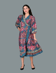 Long Wrap Dress