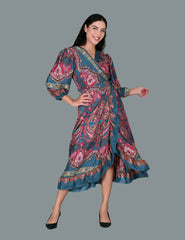 Long Wrap Dress