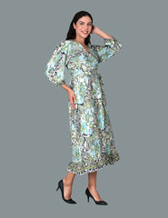 Long Wrap Dress