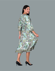 Long Wrap Dress