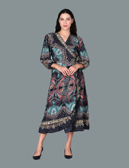 Long Wrap Dress