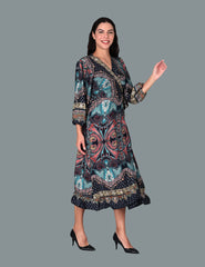 Long Wrap Dress