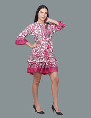 Full Sleeve Short Dress