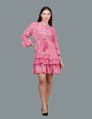 Full Sleeve Short Dress
