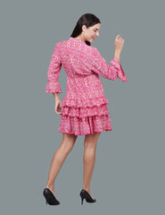 Full Sleeve Short Dress