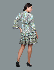 Full Sleeve Short Dress