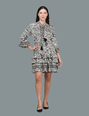 Full Sleeve Short Dress